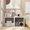 Cube Storage Organizer Set of 2 for Living Room Bedroom Study