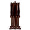 Nathan 5-Pc Snack Table Set; Cappuccino
