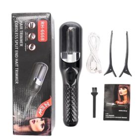 Automatic Fast Hair Treatment, Fix Split Ends Remover, Hair Trimmer for Broken, Dry, Damaged Split Ends, Hair Products Beauty Treatment Tool (Color: black)